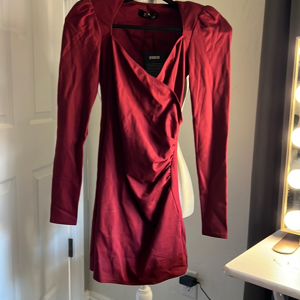Reformation burgundy dress